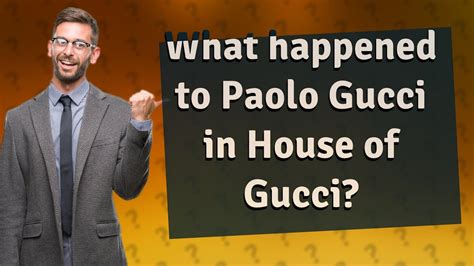 foto di paolo gucci|what happened to paolo gucci.